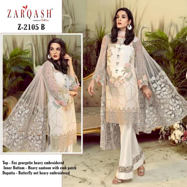 Zarqash Anaya Nx 2105  Georgette Embroidery Pakistani Salwar Suits